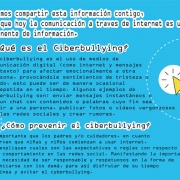 Informativo sobre cyberbullying