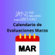 Calendario de Evaluaciones Marzo 2024