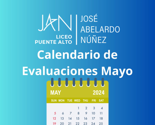 Calendario de Evaluaciones Mayo 2024