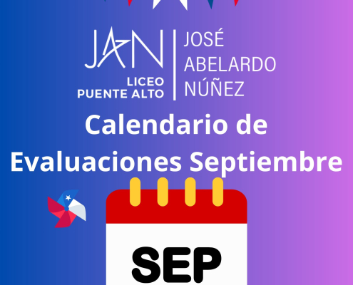 Calendario de Evaluaciones Septiembre 2024