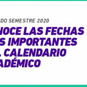 Fechas Importantes 2do Semestre 2020