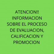 Informativo de Evaluación