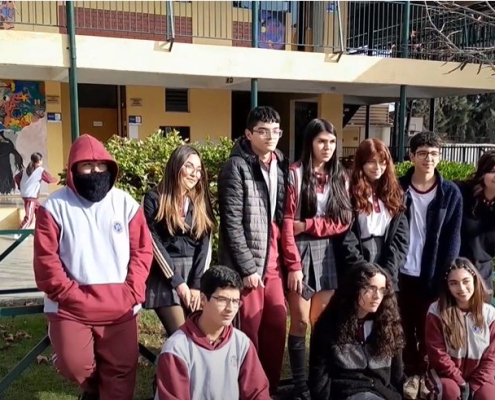 Estudiantes del Liceo JAN N°5