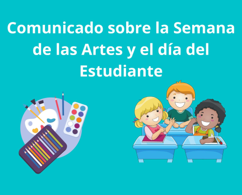 Comunicado sobre la Semana de las Artes