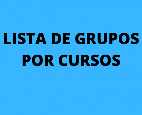 Listado de Cursos 2021