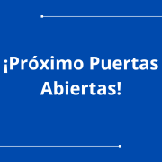 ¡Próximo Puertas Abiertas!